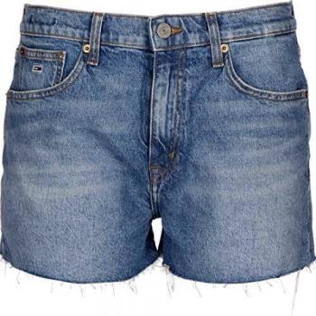 Tommy Jeans Denim Hot W Pantalón Corto anin Mid