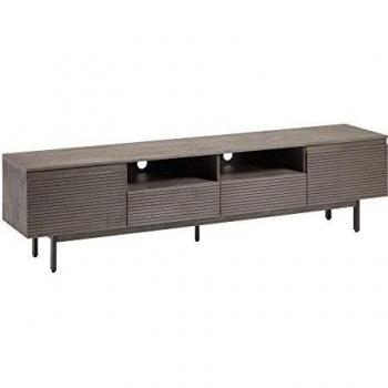 Kave Home - Mueble de TV Indiann Madera Maciza Acacia 210 x 45 cm