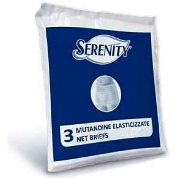 Mutandina Elástica de Red Serenity Talla S 3 Piezas