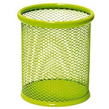 Plus Office Plus 190 - Portalápices metálico, color verde