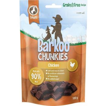 Barkoo Chunkies dados de carne para perros - Pollo - 100 g