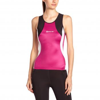 Skins Tri400 women's racer back top - Camiseta sin mangas, color rosa, talla S