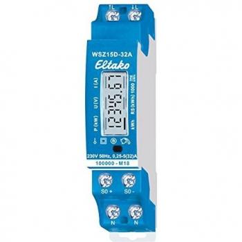 Eltako WSZ15D-32A Contador de Corriente alterna 32 A, Mid, 230 V