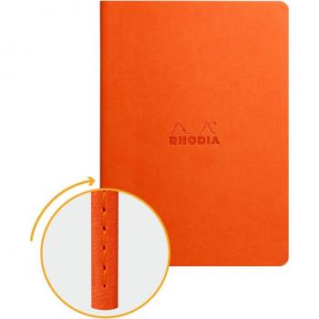 Cuaderno Rhodia A5 Dot Naranja mandarina