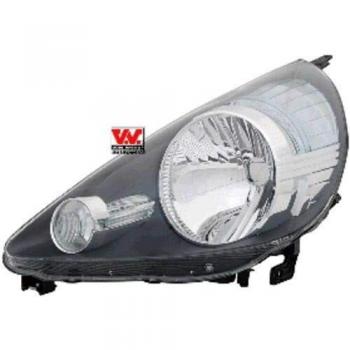 Faro Delantero Derecho H4 con Luz de Dirección para Honda Jazz 2004-2009 - Van Wezel 2543964
