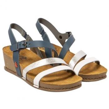 Sandalias de piel 1930 multicolor Art para mujer, cuña I Live, Nappa Multi Vaquero, color Multi vaquero, talla 41 EU