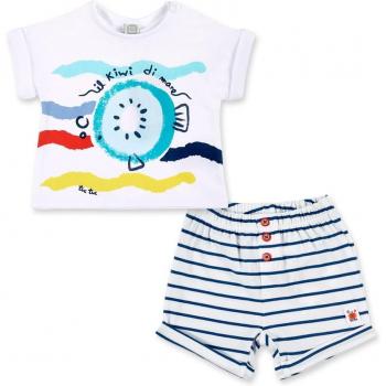 Conjunto de bebé niño Tuc Tuc Frutti - camiseta de manga corta y bermuda a rayas