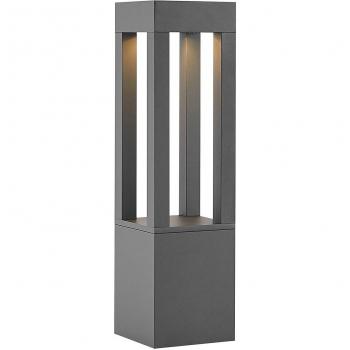 Bolardo luminoso LED Arcchio Lienna, altura 60 cm, moderno, color gris, hecho de aluminio, 1 llama, ideal para iluminación de senderos y balizas