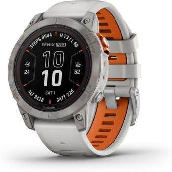 Garmin Fenix 7 Pro Solar GPS Smartwatch - Black Slate Edition, 47mm