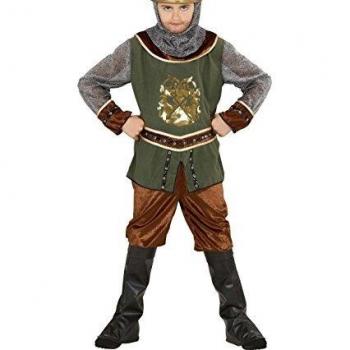 Disfraz de Vikingo Verde para Niño - Talla M