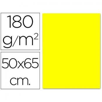 Cartulinas Grandes 50x65 Amarillo Limon Girasol Pack 25 hjs.
