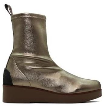 WEEKEND by Pedro Miralles 26425 Bota con cuña de 5cm y plataforma de 3cm, media caña, casual, sencilla, color liso, elástica, clásica para señora