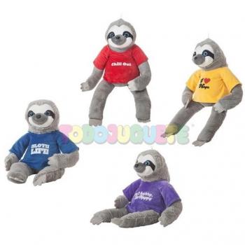 Peluche Perezoso con Camiseta 60 cm