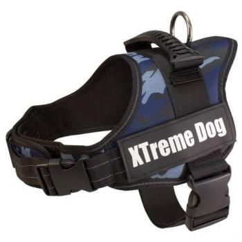 Arnés para Perros Xtreme Dog Camuflaje Azul Talla S