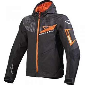 Macna IMBUZ CHAQUETA MOTORISTA GRIS OSCURO NEGRO NARANJA XL