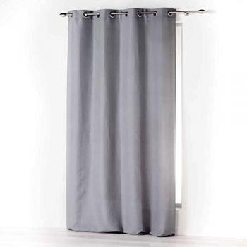 Cortina de Microfibra Absoluto con 8 Ojetes - Verde Esmeralda - 140 x 280 cm