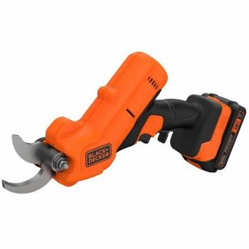 Tijeras de Poda Black & Decker Bypass 18 V 2 Ah con corte de hasta 25 mm, funcionamiento sin cable y batería de 2 Ah