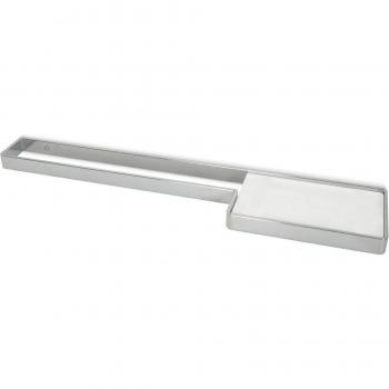 Toallero de barra Turín con bandeja 60 cm cromo/blanco.