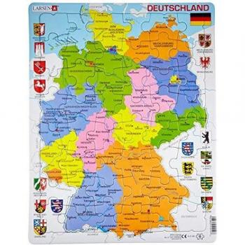 Rompecabezas Político de Alemania - 48 Piezas