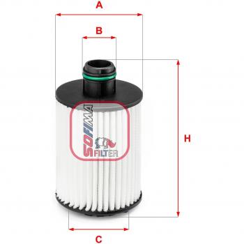 Filtro de aceite SOFIMA S 5190 PE
