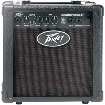 Peavey Backstage II Guitar Combo Amplifier - 10W, 1x8 speaker, clean and overdrive channels, built-in reverb, headphone output, lightweight design