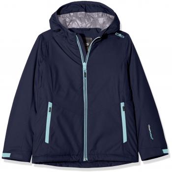 CMP Wattierte Jacke Chaqueta, Niñas, Azul/Negro, 116
