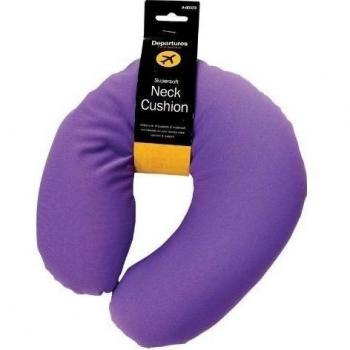 Morado micropartículas Avión Avión Coche Viaje Almohada cervical, extra cómodo Micro Bead Head Rest & # x200 F;