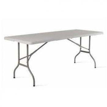 Mesa plegable de resina 183x76x74 cm