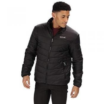 Regatta Freezeway Lightweight Water Repellent Medium-Fill Insulated Jacket Chaquetas Acolchadas, Hombre, Negro, XL