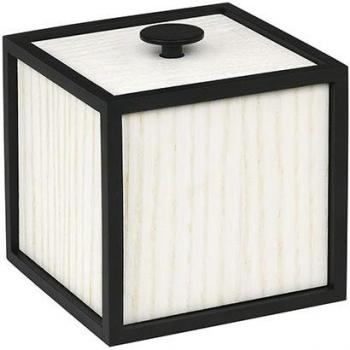 Caja con tapa Frame 10 fresno blanco