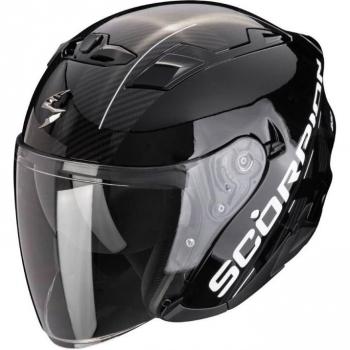 Casco Jet Scorpion Exo-230 QR Negro Plata (XS 54-55)