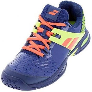 BABOLAT Propulse AC Junior, Zapatillas de Tenis, Blue/Fluo Aero, 33.5 EU