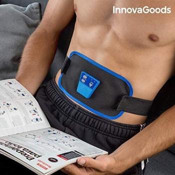 InnovaGoods IG811754 Belt Electronic Muscle Stimulator, Unisex Adult, Black, One Size