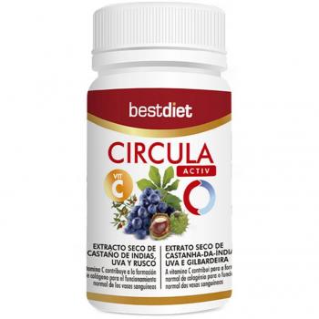 CIRCULA ACTIV 30 cápsulas, suplemento dietético para la salud circulatoria, contiene ingredientes naturales que favorecen la circulación sanguínea y el bienestar vascular