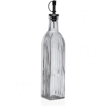 Aceitera-vinagrera de cristal con grabado 0,5L
