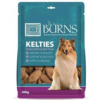 Burns Kelties snacks de cordero y arroz - Pack económico: 3 x 200 g