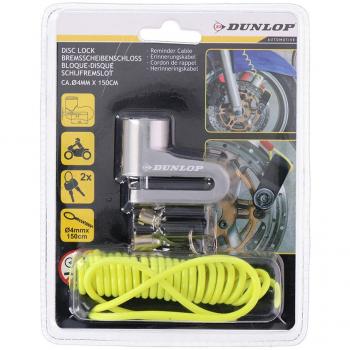 Candado para disco de freno de motocicleta 4mm con cable de memoria 1,5m