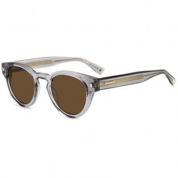 Dsquared2 Stylish Sunglasses D2 0077/S Gray Male Size: 48 MM