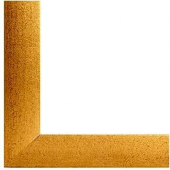 Marco de foto, Marco de cuadro, marcos de imagen OLIMP, 48x68 cm o 68x48 cm in ORO LAVADO, con vidrio normal de plástico
