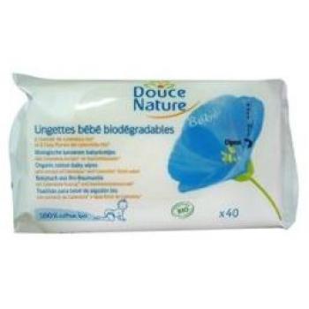 Primeal - PRI 5023 - Lingettes Bébé Biodégradables - Douce Nature Cosmébio - 40 - Lot de 2