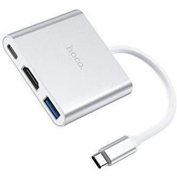HOCO HB14 USB-C Hub Multiport Adapter with USB 3.0, HDMI, and 67W Power Delivery