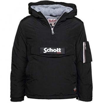 Schott NYC Jktdouglasb Chaqueta, Negro, 12 para Niños
