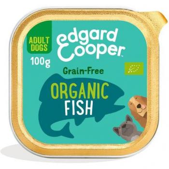 Edgard & Cooper Comida Húmeda Para Perros Adultos de Pescado Orgánico 17x100g