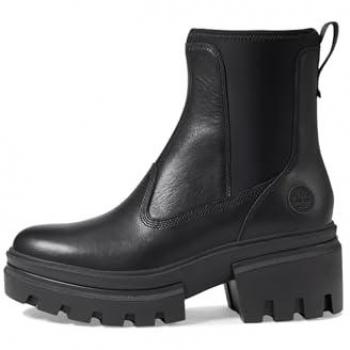 Timberland Women's Everleigh Mid Chelsea Boot in Jet Black, Size 8 UK (41.5 EU)