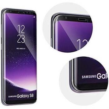 Protector Pantalla Completa, Cristal Templado 3D Curvo Samsung Galaxy S8 - Transparente