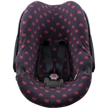 Funda de Algodón Transpirable Jyoko para Silla de Coche Besafe Izi Go Fluor Heart