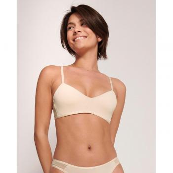 Sloggi Women's Soft Adapt Padded Bra - Beige - Size Small