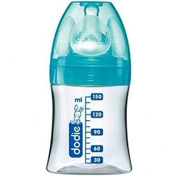 Dodie Iniciación - Biberón, 150 ml, medir la tetina 1
