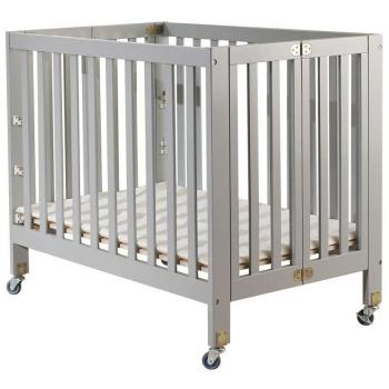 Orbelle trading roxy three portable crib gray