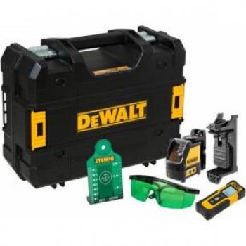 Kit nivel láser verde Dewalt DW088CG + medidor láser 30m DWHT77100 + maletín Dewalt DW0887100-1